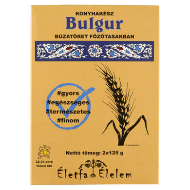 Életfa Élelem konyhakész bulgur búzatöret főzőtasakban 2 x