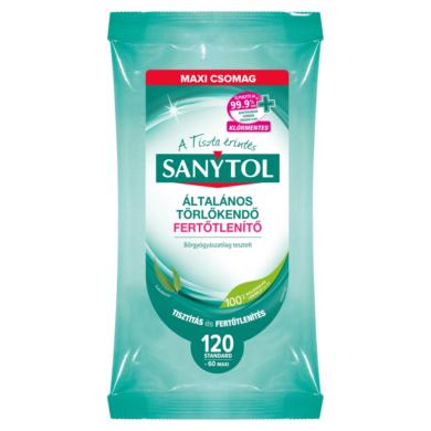 Sanytol Eukaliptusz fertőtlenítő általános törlőkendő