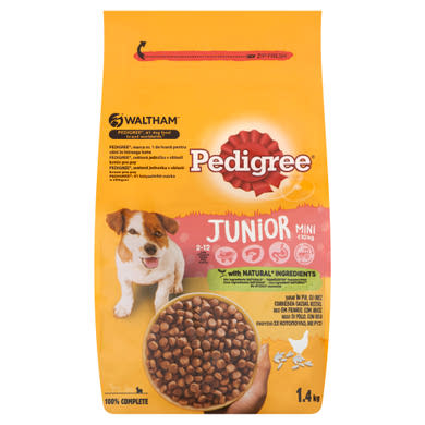 Pedigree Vital Protection Junior Mini száraz eledel kölyökkutyák számára csirkével, rizzsel