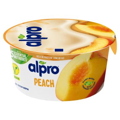 ALPRO őszibarackos szójagurt joghurt kultúrával
