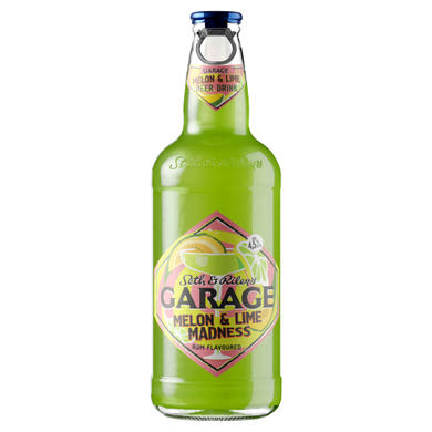 Seth & Riley's Garage sárgadinnye és lime ízesítésű maláta sör rummal, cukorral és édesítőszerrel,