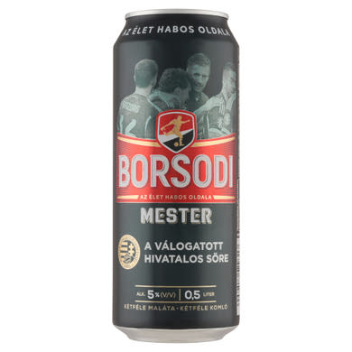 Borsodi Mester minőségi világos sör 5%