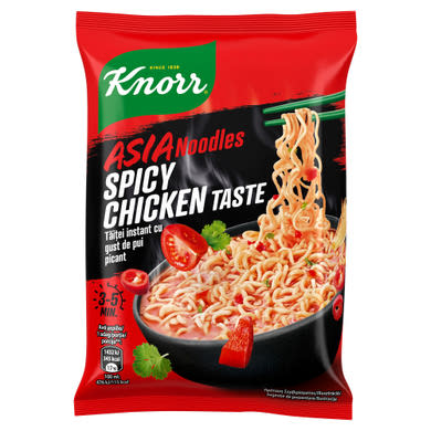 Knorr Asia Noodles ázsiai jellegű instant tésztaleves csípős csirke ízesítéssel