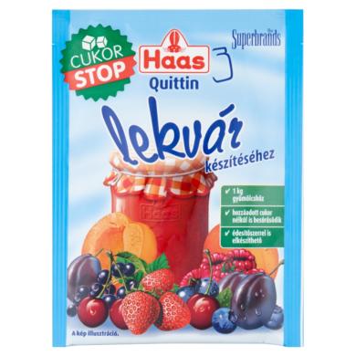 Haas Quittin Cukor Stop zselésítőszer lekvár készítéséhez