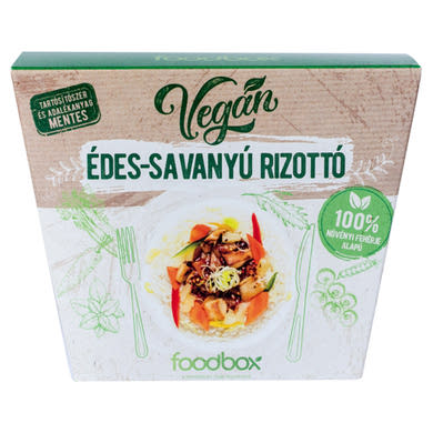 Foodbox Vegán készételek édes-savanyú rizottó,