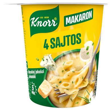 Knorr tészta négysajtos szósszal