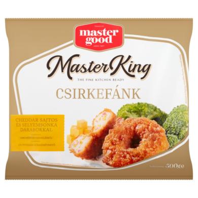 Master Good Master King gyorsfagyasztott csirkefánk cheddar sajtos és selyemsonka darabokkal