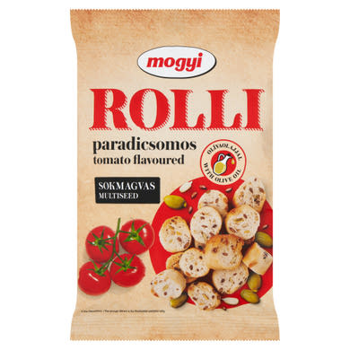 Mogyi Rolli paradicsomos, pirított sokmagvas kenyérkarika,
