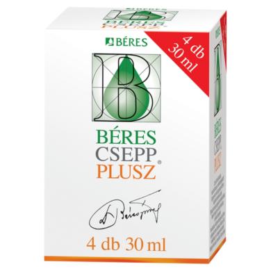 Béres Csepp Plusz belsőleges oldatos cseppek 4 x