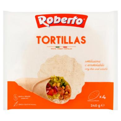 Roberto Tortillas búzakenyér napraforgóolajjal 4 db