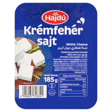 Hajdú krémfehér sajt