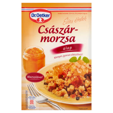 Dr. Oetker Édes Ételek császármorzsa alappor mazsolával