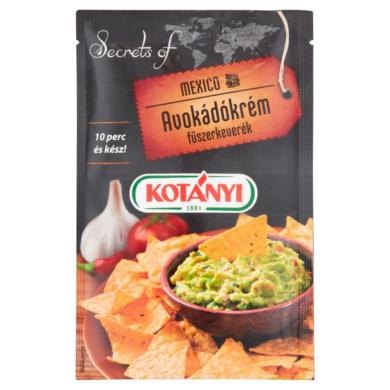 Kotányi Secrets of Mexico avokádókrém fűszerkeverék