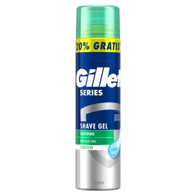 Gillette Series Nyugtató Hatású Borotvazselé Aloe Verával, 240ml