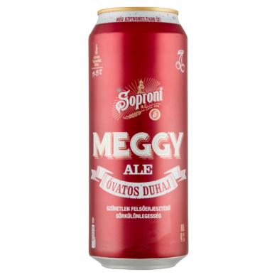 Soproni Óvatos Duhaj Meggy Ale szűretlen felsőerjesztésű sörkülönlegesség 4%