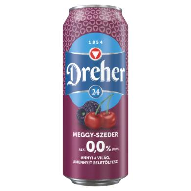 Dreher 24 meggy és szeder ízű ital és alkoholmentes világos sör keveréke