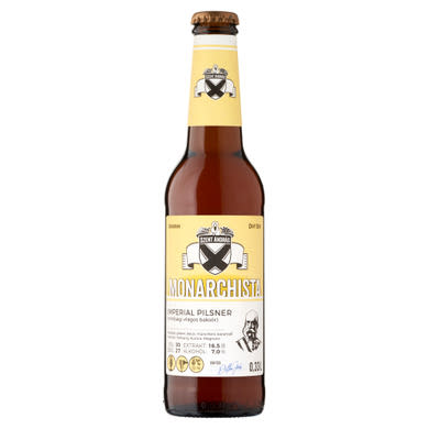 Szent András Monarchista Imperial Pilsner minőségi világos baksör 7%