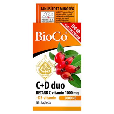 BioCo C+D duo 2000 NE filmtabletta 100 x 1,455 g (145,5 g)