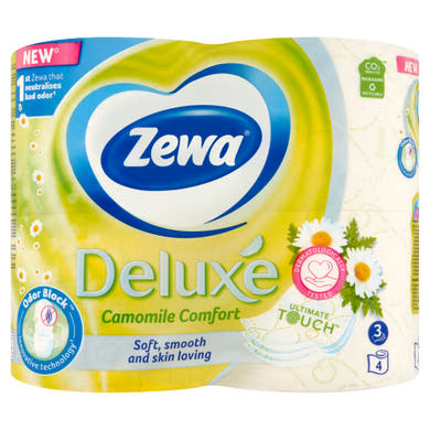 Zewa Deluxe Camomile Comfort toalettpapír 3 rétegű