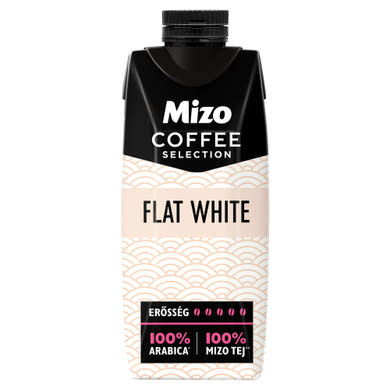 Mizo Coffee Selection Flat White UHT zsírszegény kávés tej