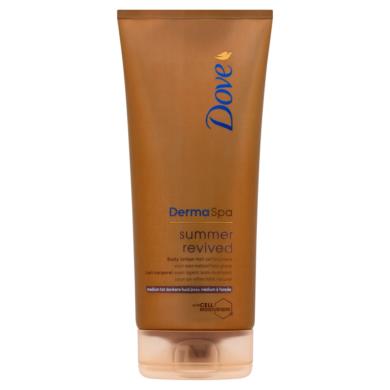 Dove Derma Spa summer revived önbarnító testápoló normál-sötét bőrre