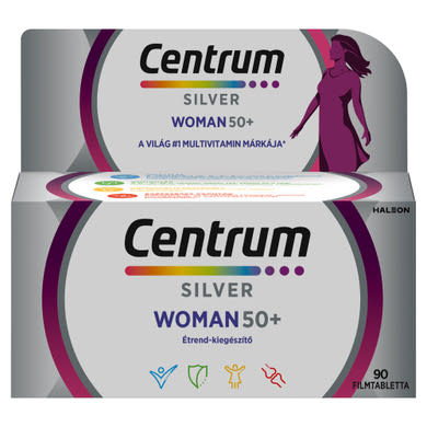 Centrum Silver Woman 50+ étrend-kiegészítő készítmény 50 éven felüli nőknek 90 db
