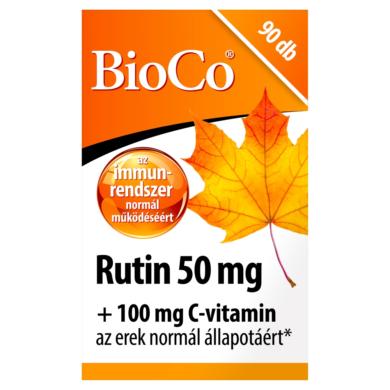 BioCo Rutin 50 mg + 100 mg C-vitamin tabletta