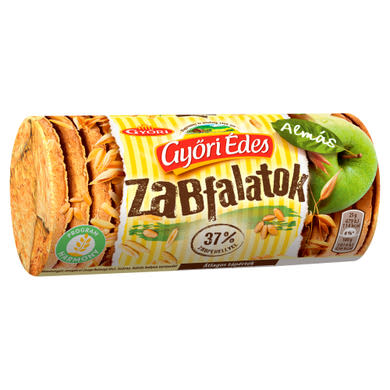 Győri Édes Zabfalatok almás zabpelyhes keksz