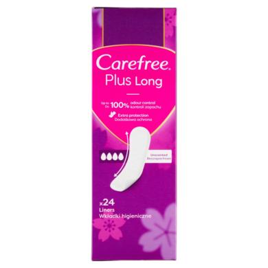 Carefree Plus Long tisztasági betét enyhe illattal