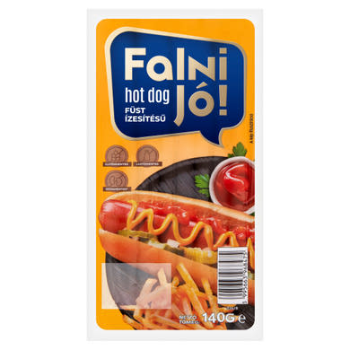 Falni Jó! füst ízesítésű hot-dog