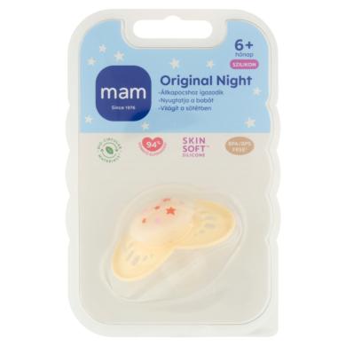 MAM Original Night szilikon alvócumi 6 hónapos kortól