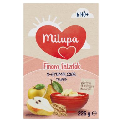 Milupa Finom falatok tejpép 3-gyümölcsös 6 hónapos kortól