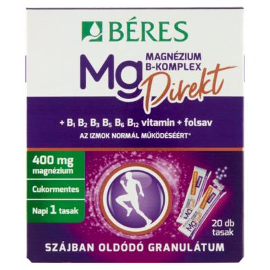 Béres Magnézium B-Komplex Direkt szájban oldódó granulátum