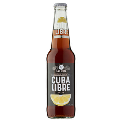 Le Coq Cuba Libre kóla-rum-lime izű szénsavas alkoholos ital 4,7%