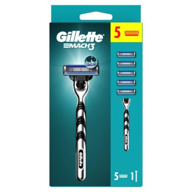 Gillette Mach3 Férfi Borotva – 5 db Borotvabetét