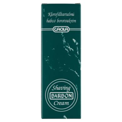 Barbon klorofilltartalmú habzó borotvakrém
