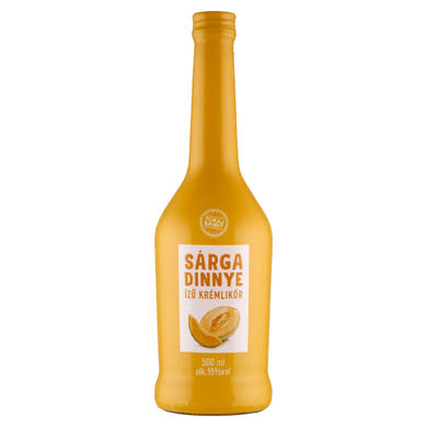 Tokaj spirit Sárgadinnye izű krémlikőr 15%, nem betétdíjas, 0,5 L