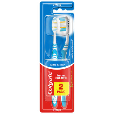 Colgate Extra Clean közepes sörtéjű fogkefe