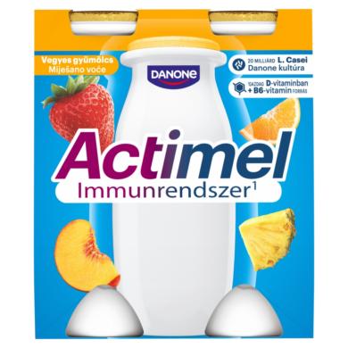 Danone Actimel zsírszegény, élőflórás, vegyes gyümölcsízű joghurtital
