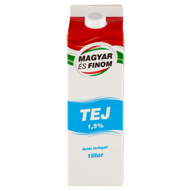 Magyar és Finom tej 1,5%