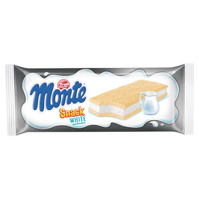 Zott Monte Snack White tejes krémmel töltött sütemény