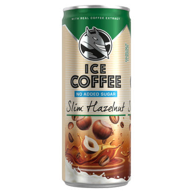 HELL Ice Coffee Slim Hazelnut Flavoured UHT Drink with Milk, Coffee Extract and Sweeteners