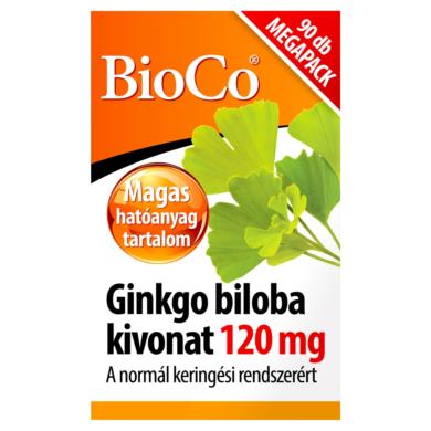 BioCo Ginkgo biloba kivonat 120 mg Megapack tabletta