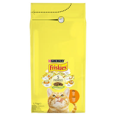 Friskies macska szárazeledel adult csirke& zöldség