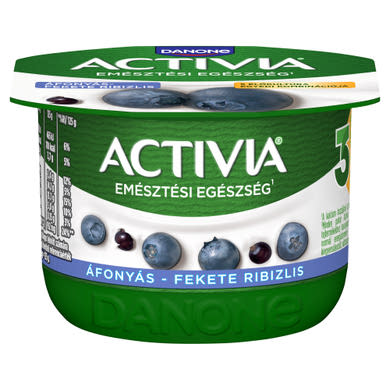 Danone Activia élőflórás áfonyás-fekete ribizlis joghurt