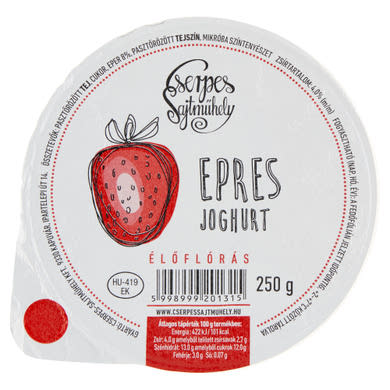 Cserpes joghurt epres élőflórás
