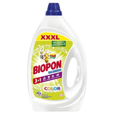 Biopon Takarékos Color folyékony mosószer 72 mosás