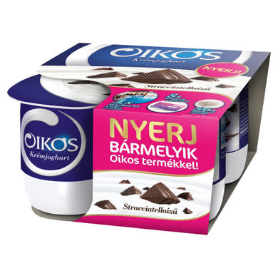 Danone Oikos Görög stracciatellaízű élőflórás krémjoghurt