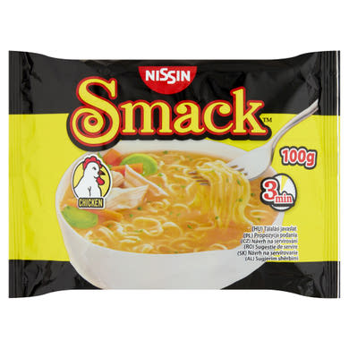 Nissin Smack instant tésztaleves csirke ízesítéssel