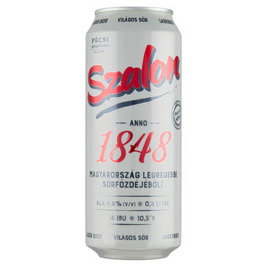 Szalon világos sör 4,6%